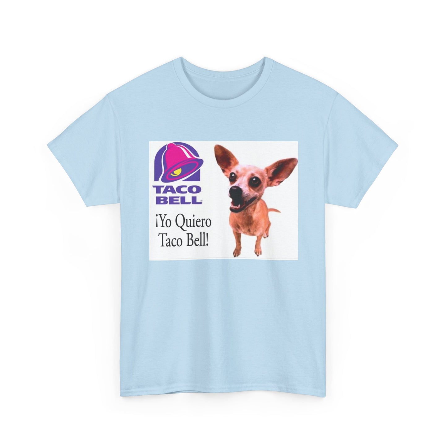 Taco Bell Shirt Funny Retro Logo Mexican Dog 90s Nostalgia Unisex Heavy Cotton