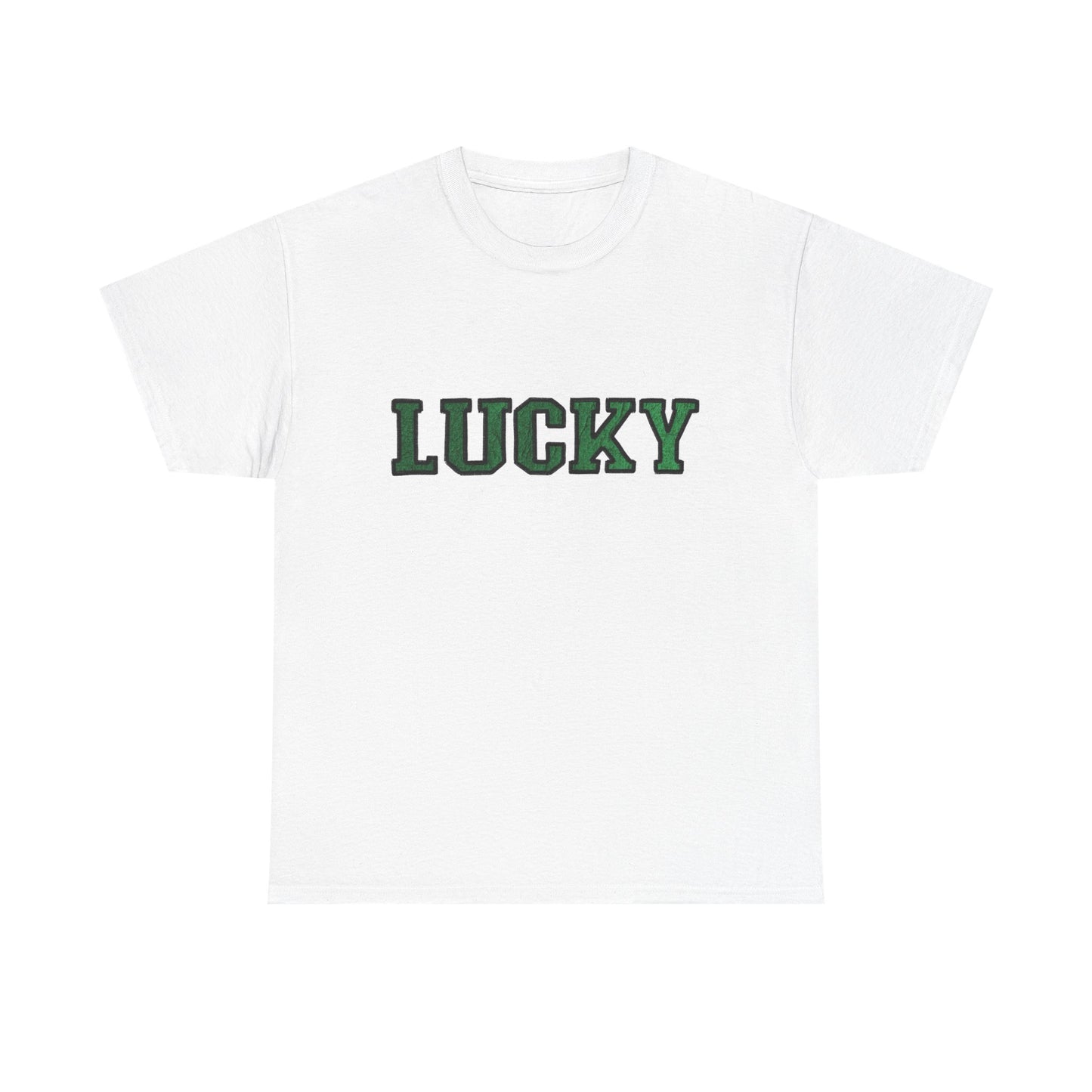 Lucky Graphic T Shirt New Adult Unisex Heavy Cotton Tee
