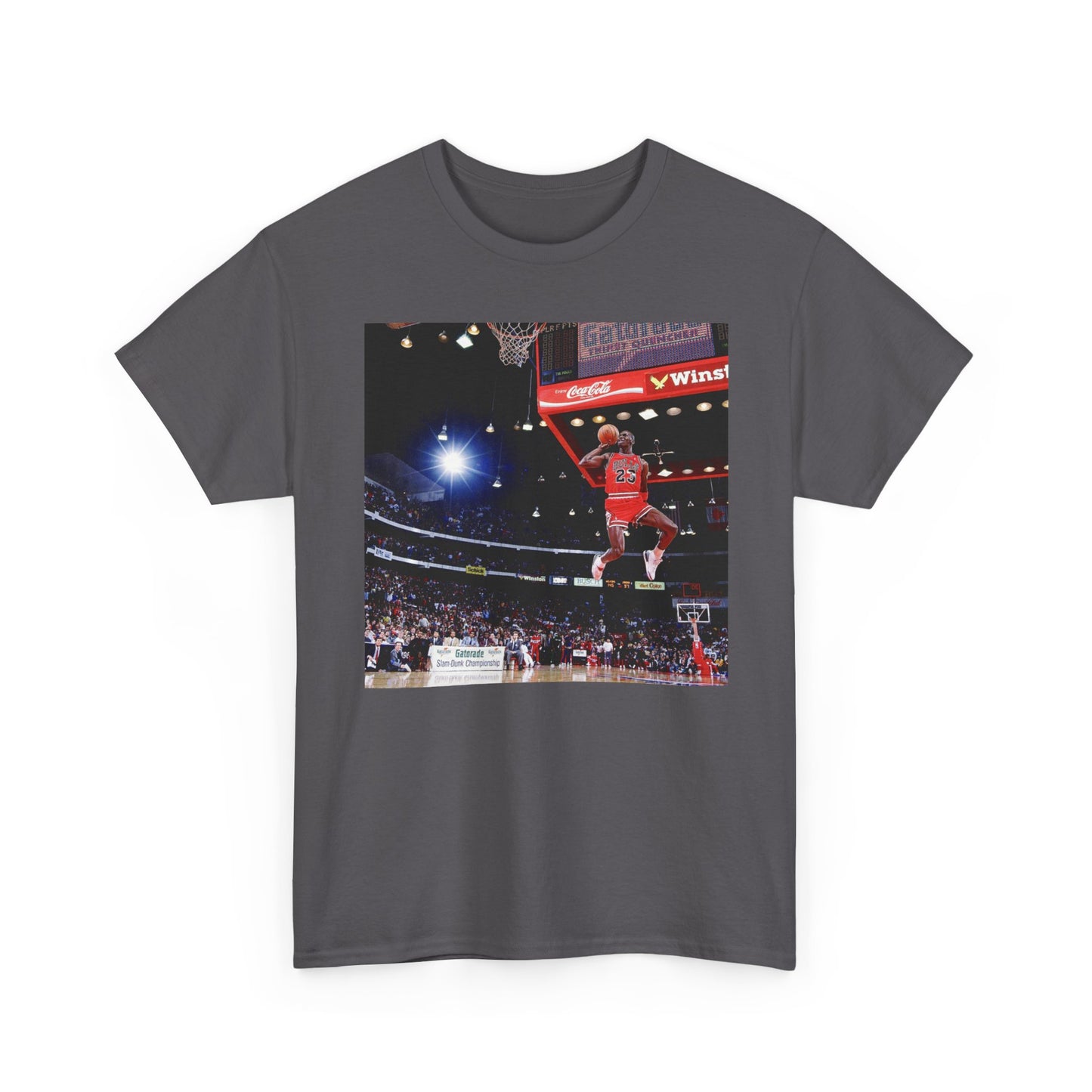 Michael Jordan Graphic T Shirt Retro Dunk Contest Unisex Heavy Cotton Tee