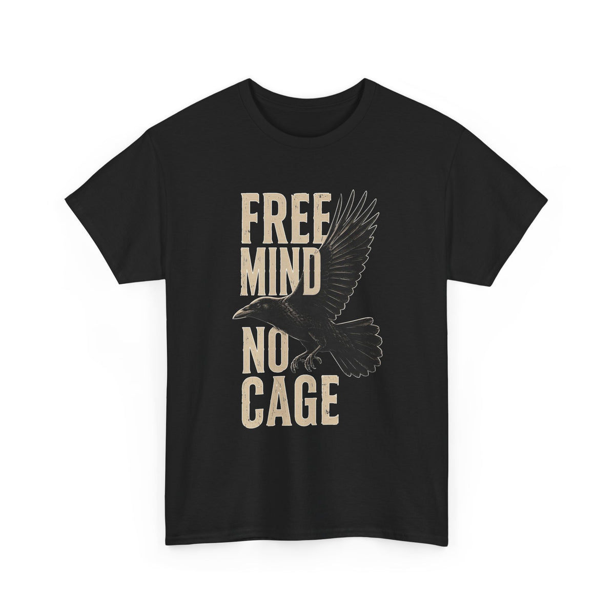 Free Mind No Cage Eagle Graphic T-Shirt Men's Graphic Tee