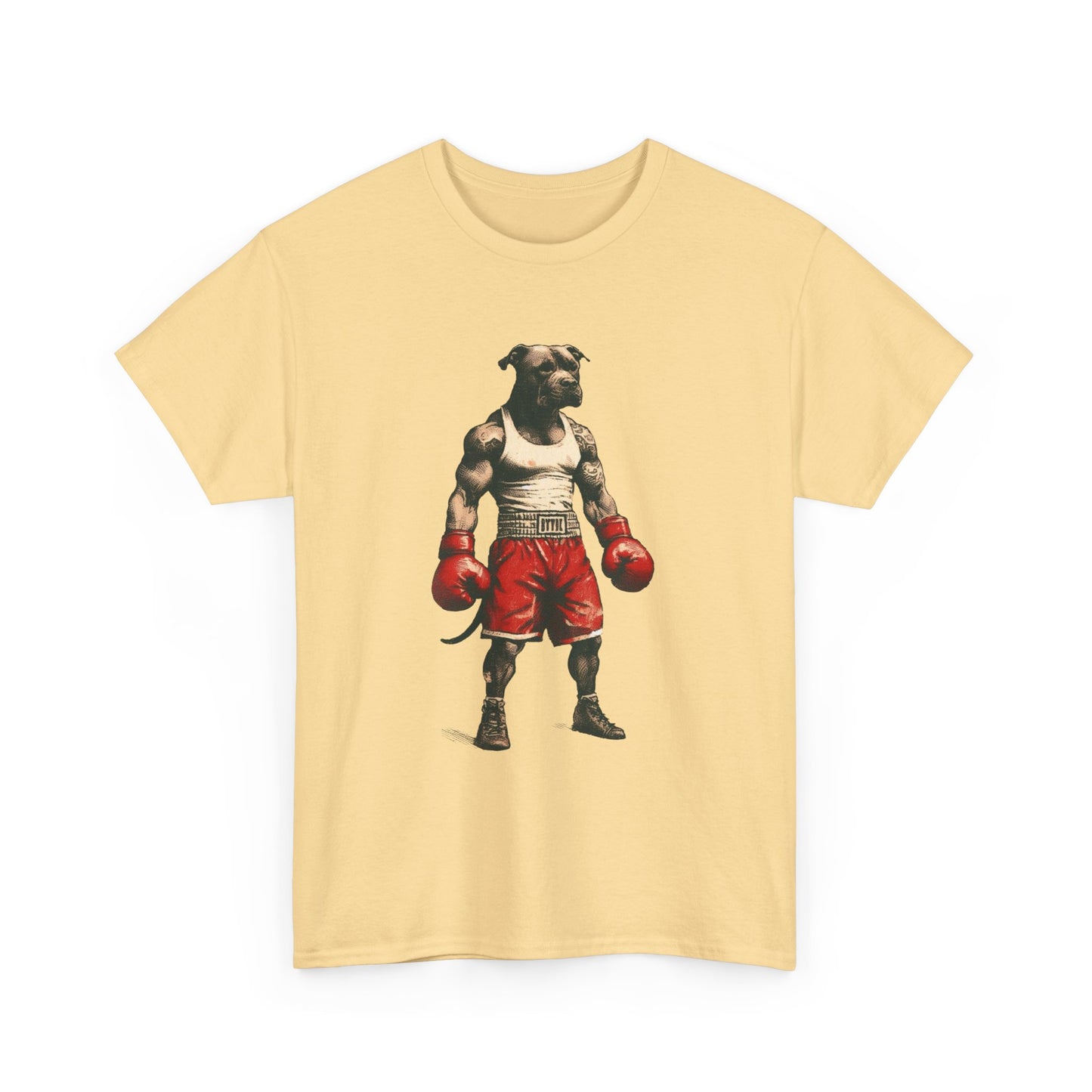 Boxing Pitbull Funny Cute Graphic T Shirt NEW ADULT