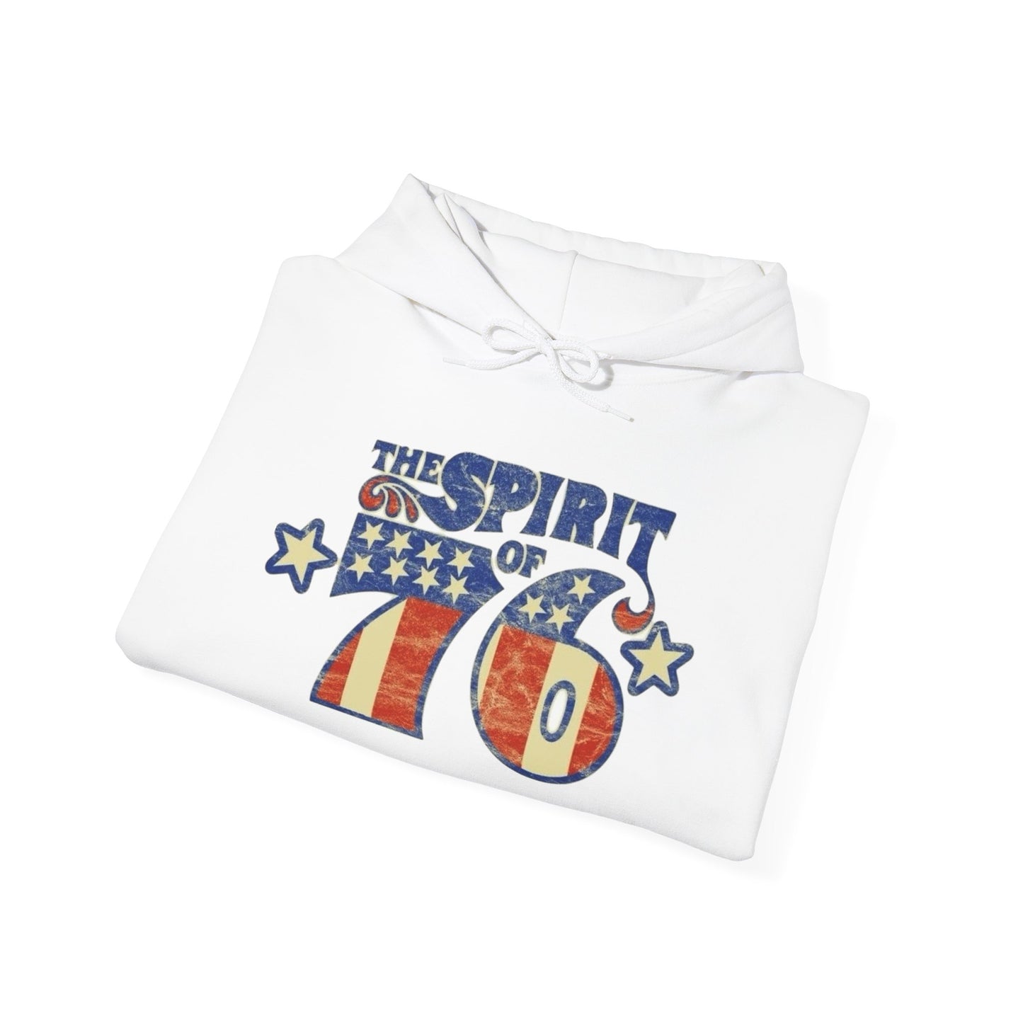 USA Spirit Of 76 Vintage Graphic Hoodie Heavy Blend™ NEW Sweatshirt