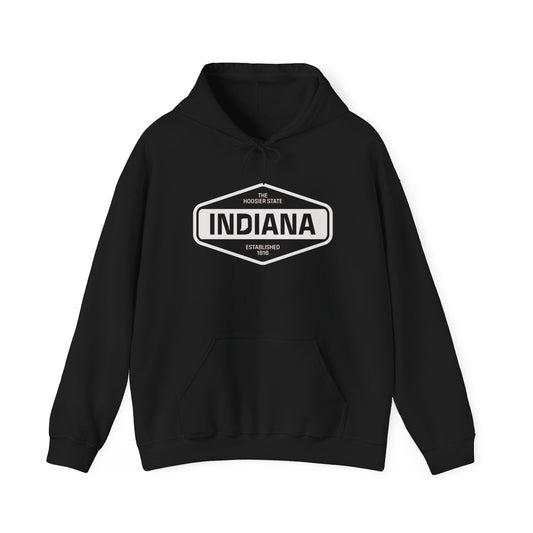 Indiana The Hoosier State Hoodie NEW ADULT Unisex Hooded Sweatshirt