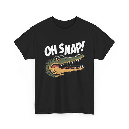 Oh Snap Alligator Graphic T-Shirt Men's Tee