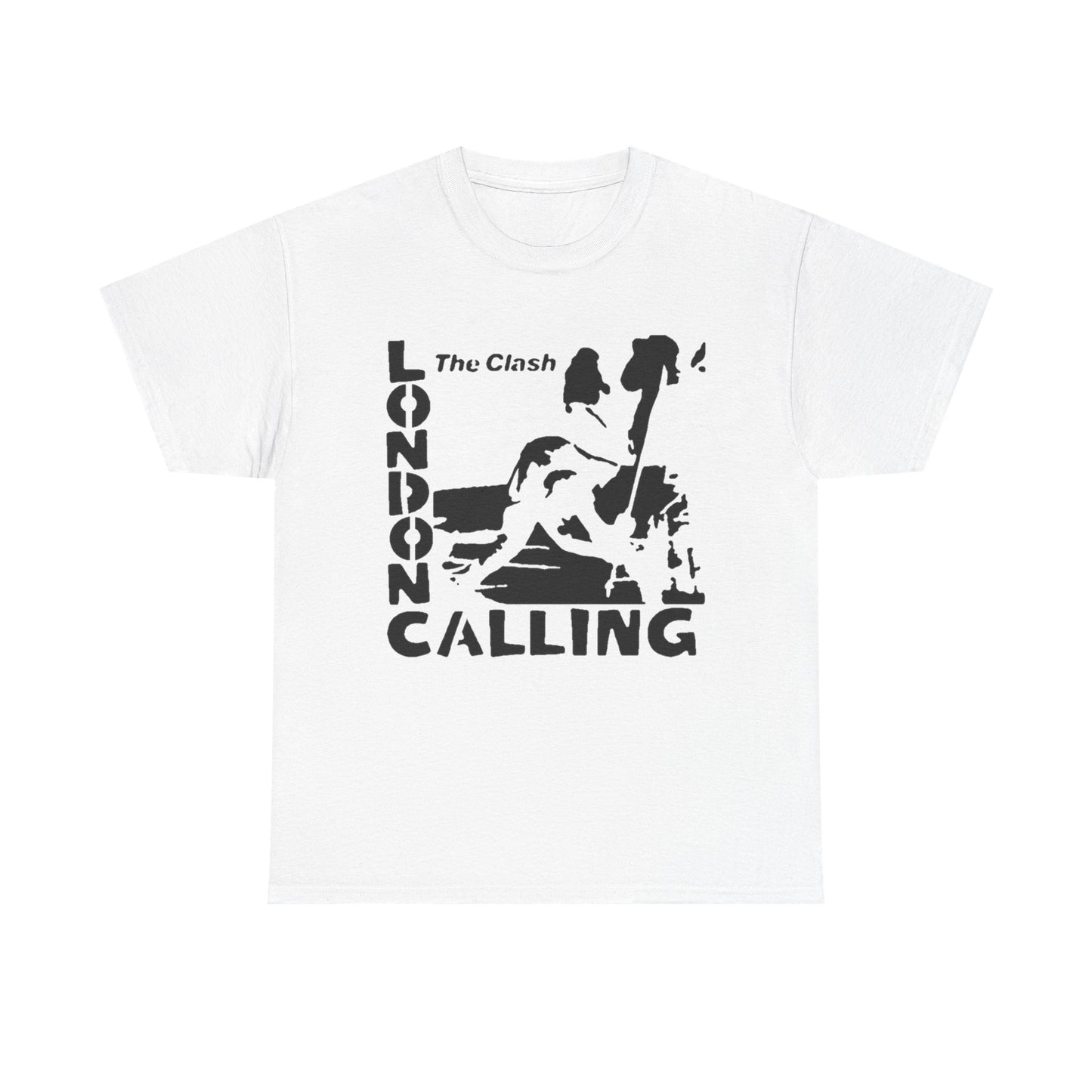 The Clash London Calling Graphic T Shirt Unisex Heavy Cotton Tee