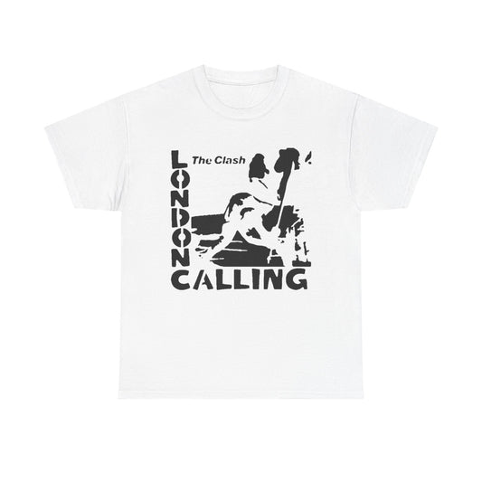 The Clash London Calling Graphic T Shirt Unisex Heavy Cotton Tee