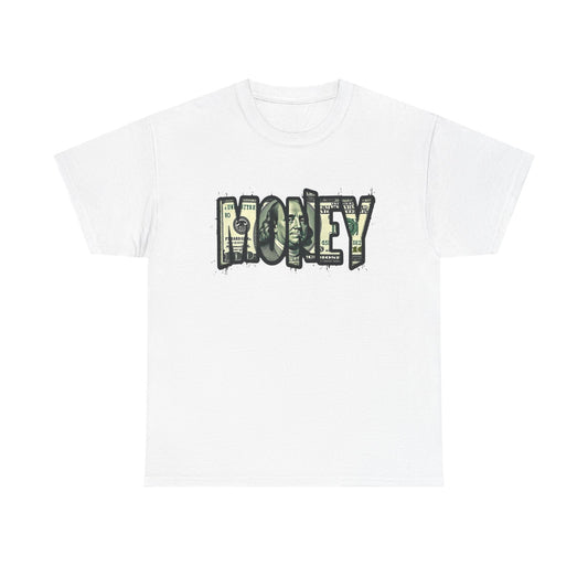 Money T Shirt Graphic Unisex Heavy Cotton Tee NEW GIFT