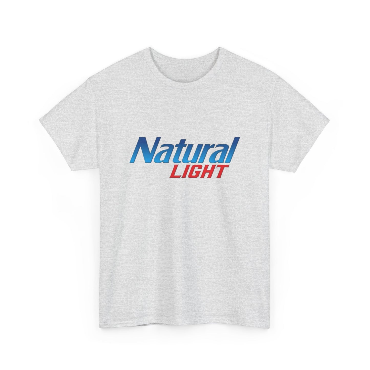 Natural Light Graphic T Shirt Unisex Heavy Cotton Tee NEW