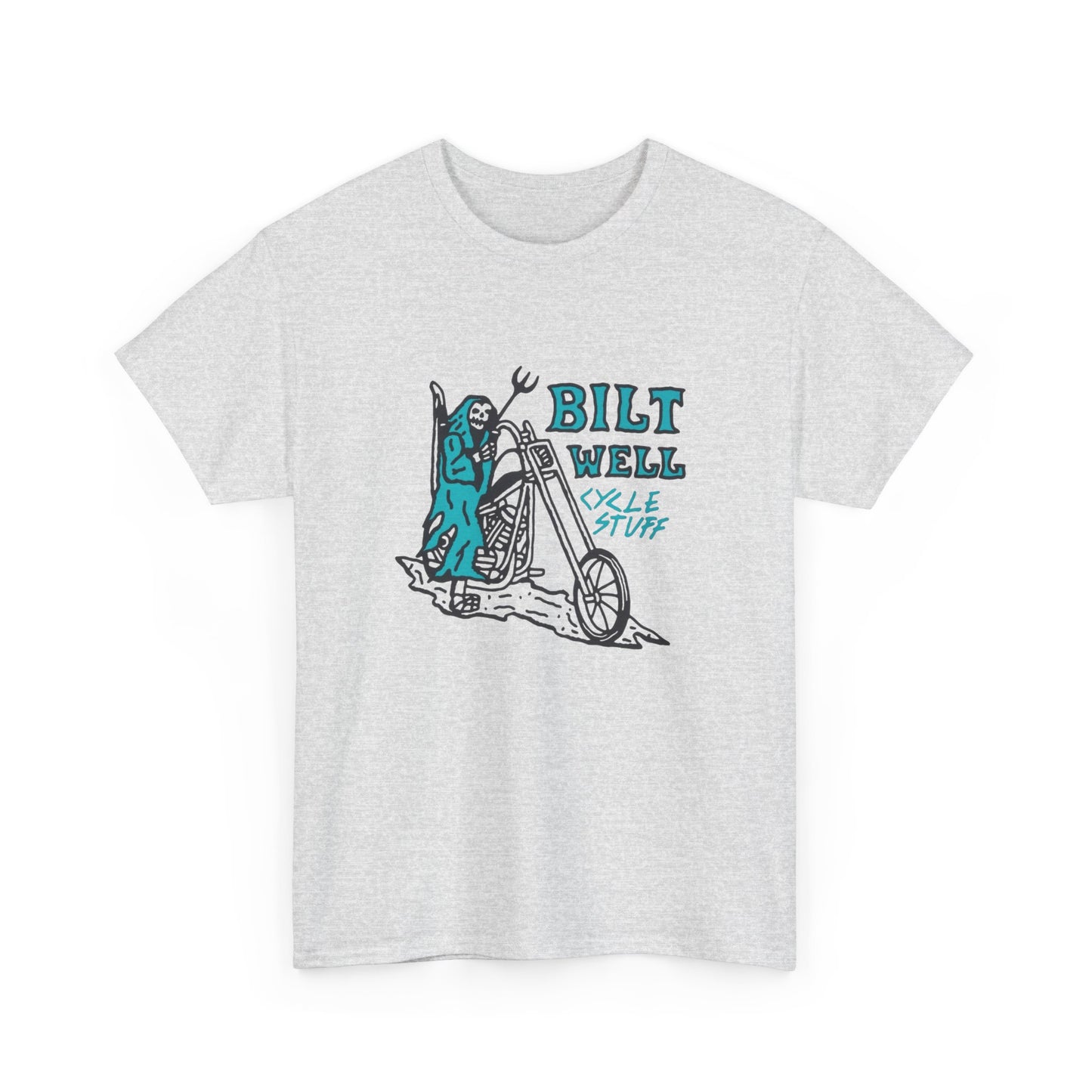 Bilt Well Motorcycle Stuff Graphic T Shirt Unisex Heavy Cotton Tee