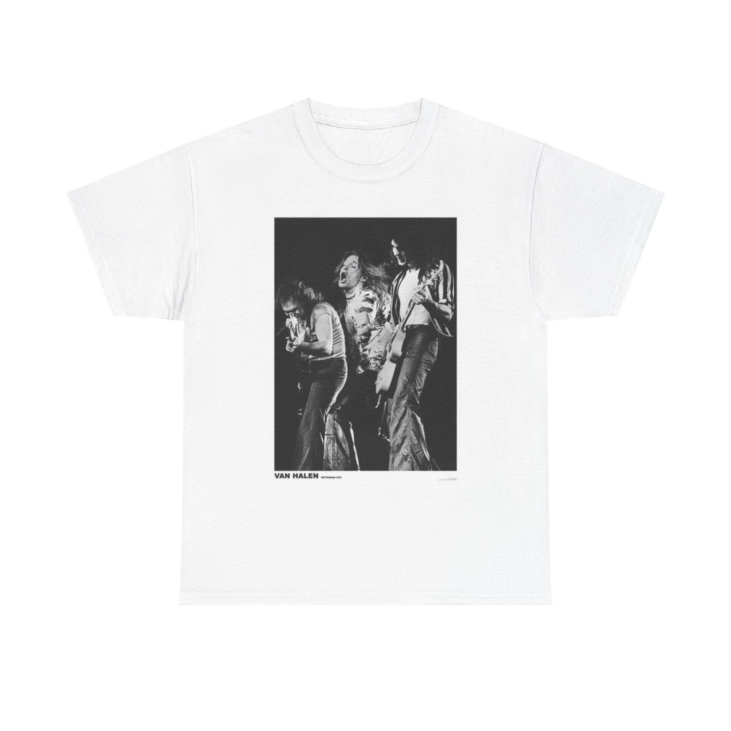 Van Halen Graphic T Shirt Vintage Photo Unisex Heavy Cotton Tee