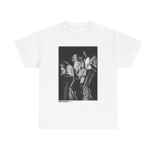 Van Halen Graphic T Shirt Vintage Photo Unisex Heavy Cotton Tee
