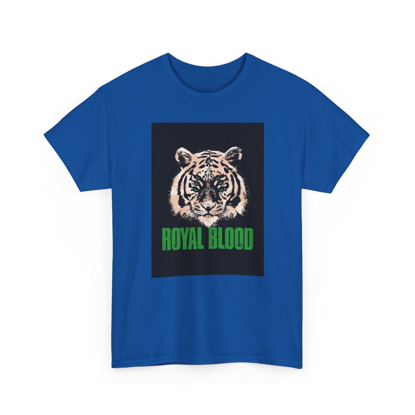 Royal Blood Tshirt Rock band Graphic Tiger Unisex Heavy Cotton Tee Vintage art