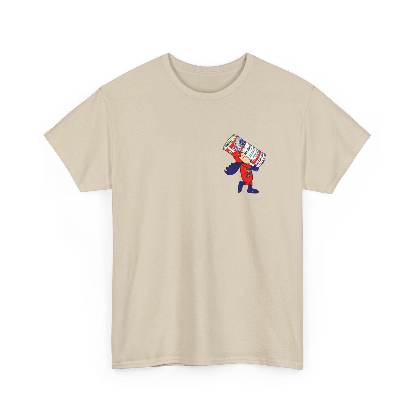 Budman Vintage Beer Graphic T Shirt Unisex Heavy Cotton Tee