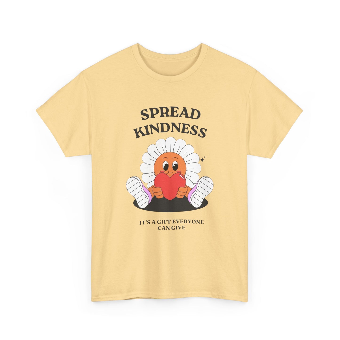 Spread Kindness Graphic T Shirt Unisex Heavy Cotton Tee