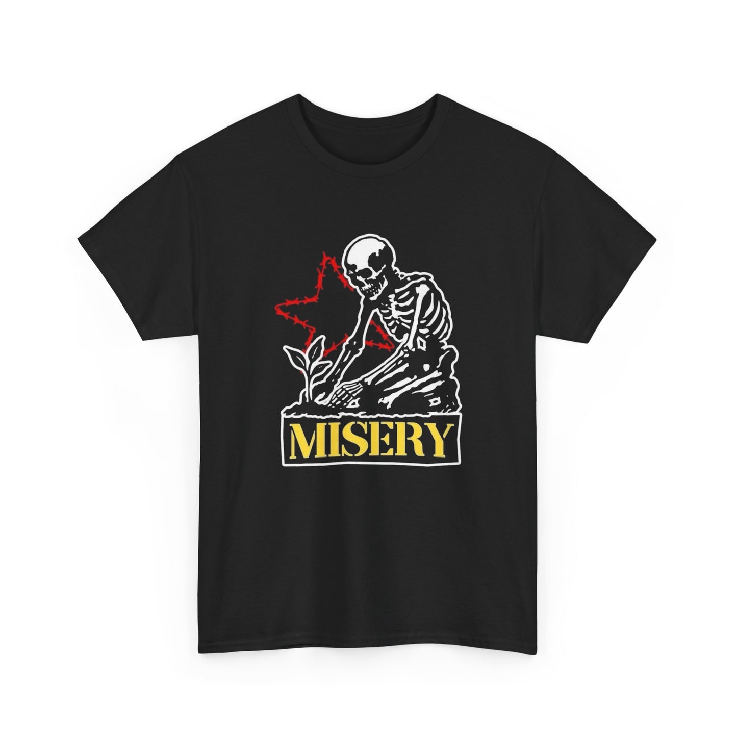 Misery Graphic T Shirt New Adult Unisex Heavy Cotton Tee