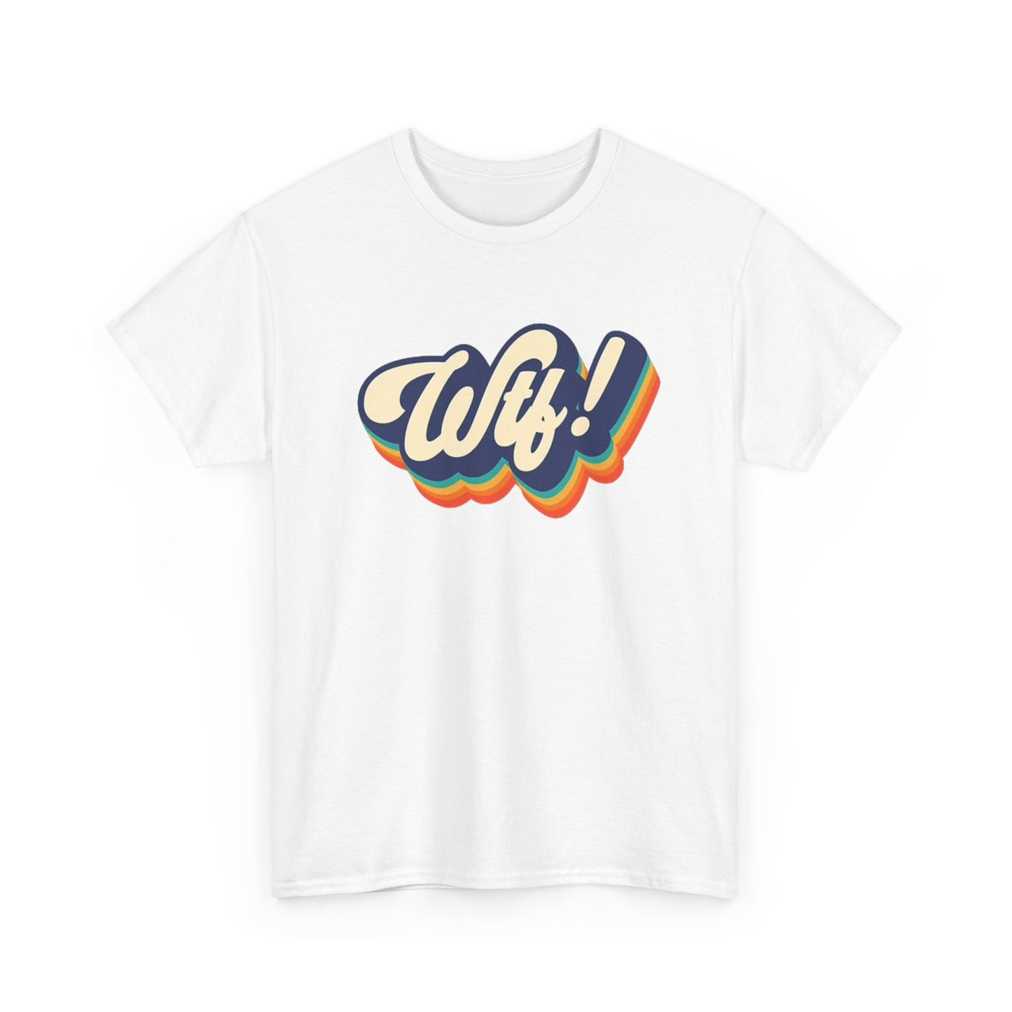WTF Funny Graphic T Shirt BRAND NEW Apparel Unisex Heavy Cotton Tee