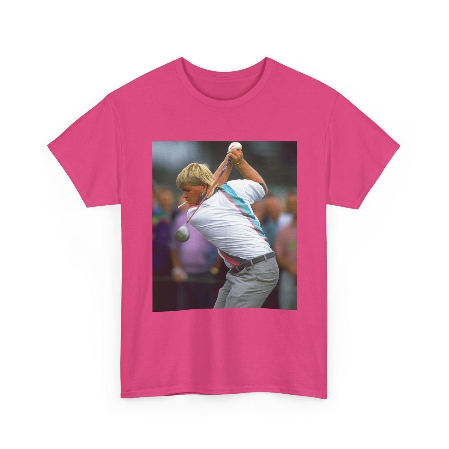 John Daly TShirt Masters golf club Tiger woods Vintage Unisex Heavy Cotton Tee