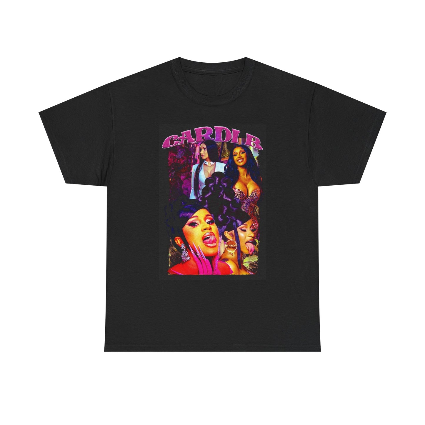Cardi B Graphic T Shirt Retro New York Rap Hip Hop Unisex Heavy Cotton Tee