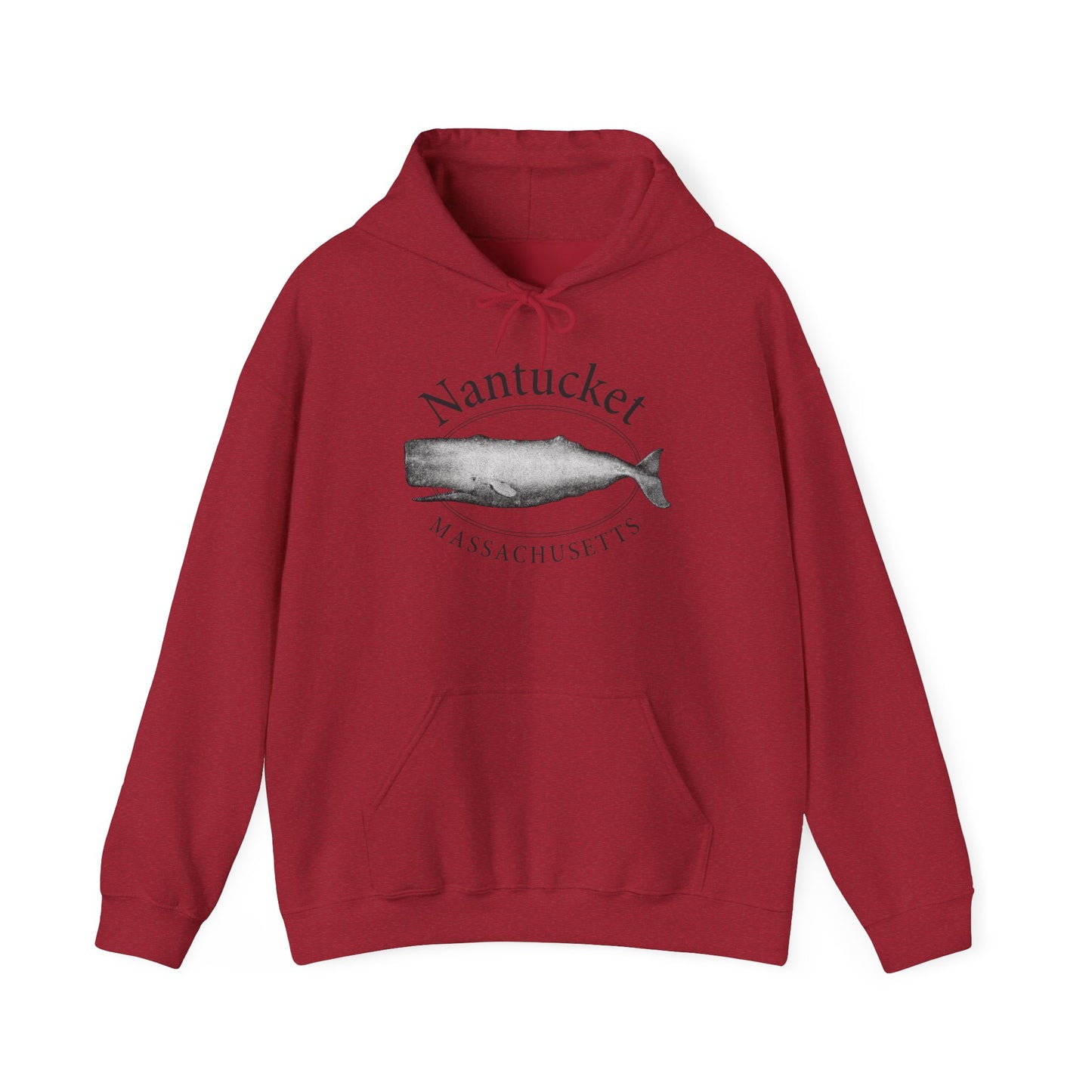 Nantucket Massachusetts Graphic Hoodie Unisex Heavy Blend™ Hooded Sweatshirt