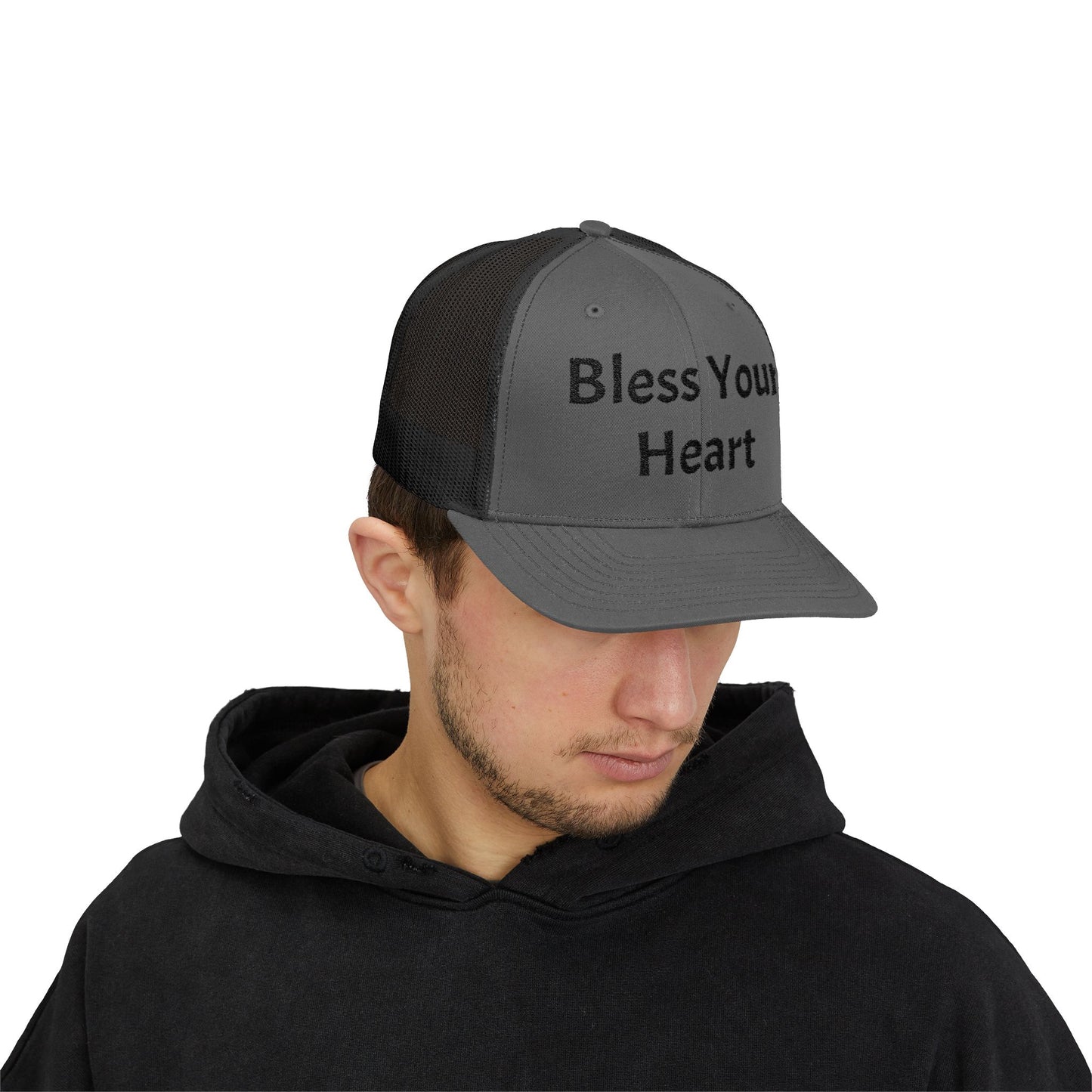 Bless Your Heart Hat Southern Charm Funny Snapback Trucker Cap