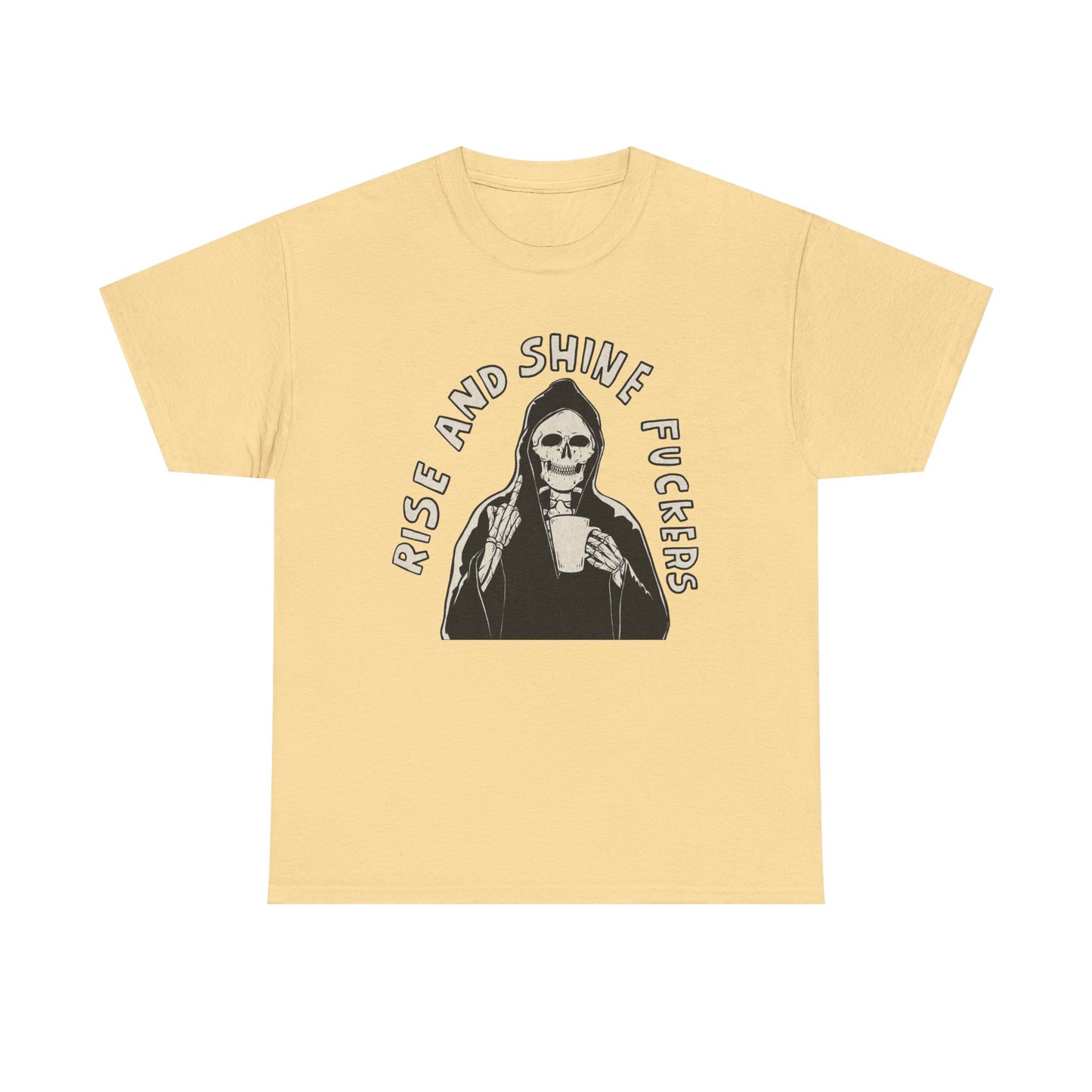 Rise And Shine Graphic T Shirt NEW Unisex Heavy Cotton Tee
