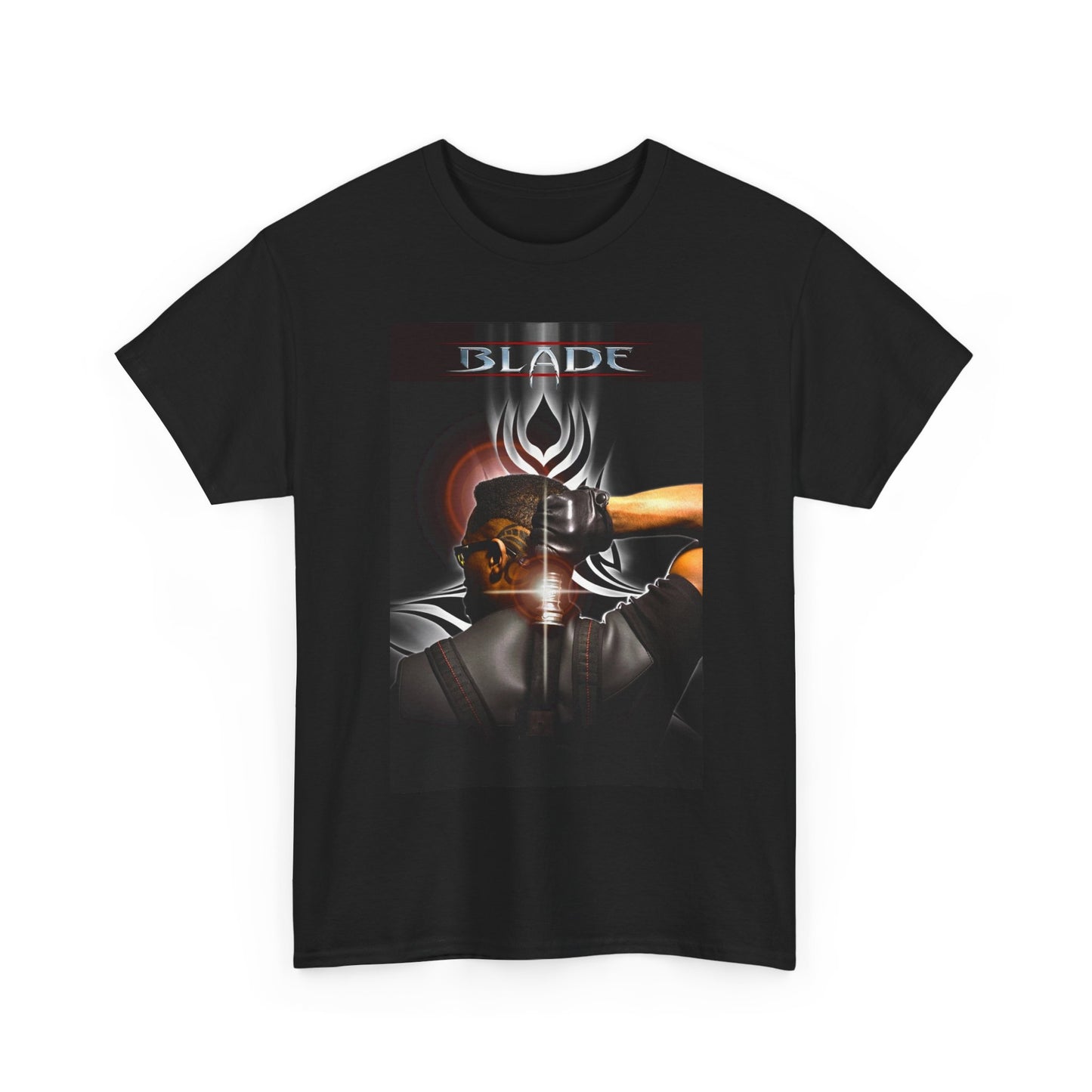 Blade Movie Tshirt Retro Movie Poster Vintage Action Unisex Heavy Cotton Tee 90s