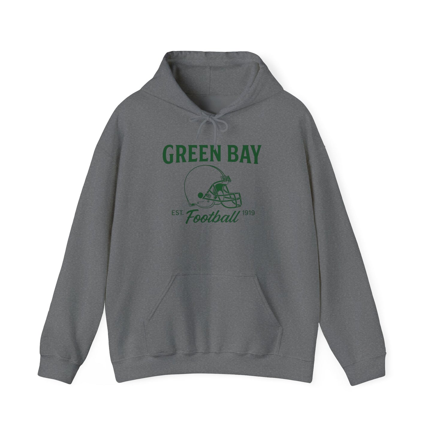 Green Bay Football Graphic Hoodie Unisex Heavy Blend™ Hooded Sweatshirt