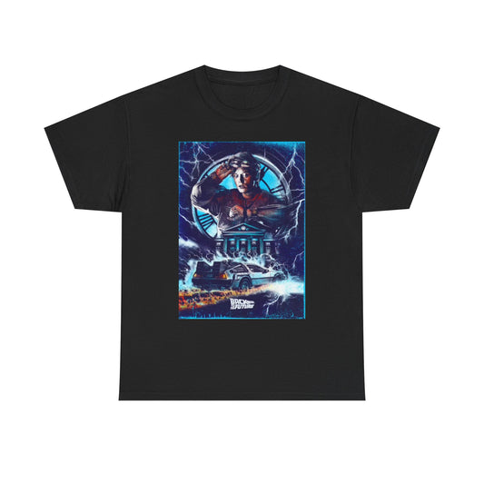 Back To The Future T Shirt BRAND NEW Apparel Unisex Heavy Cotton Tee
