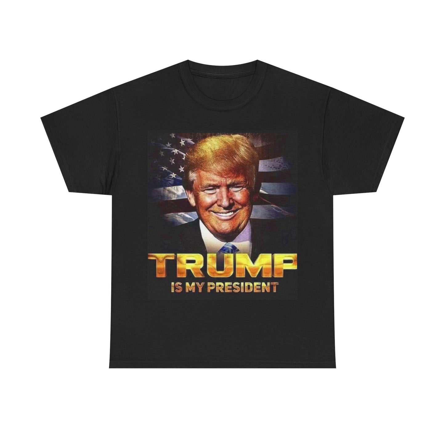 Trump T-shirt president 2024 American USA Unisex Heavy Cotton Tee