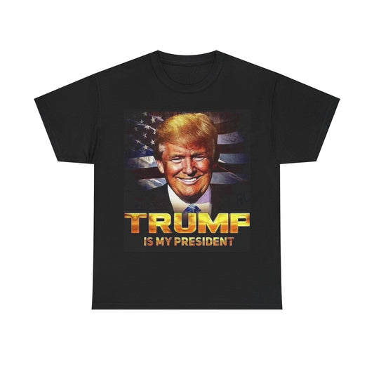 Trump T-shirt president 2024 American USA Unisex Heavy Cotton Tee