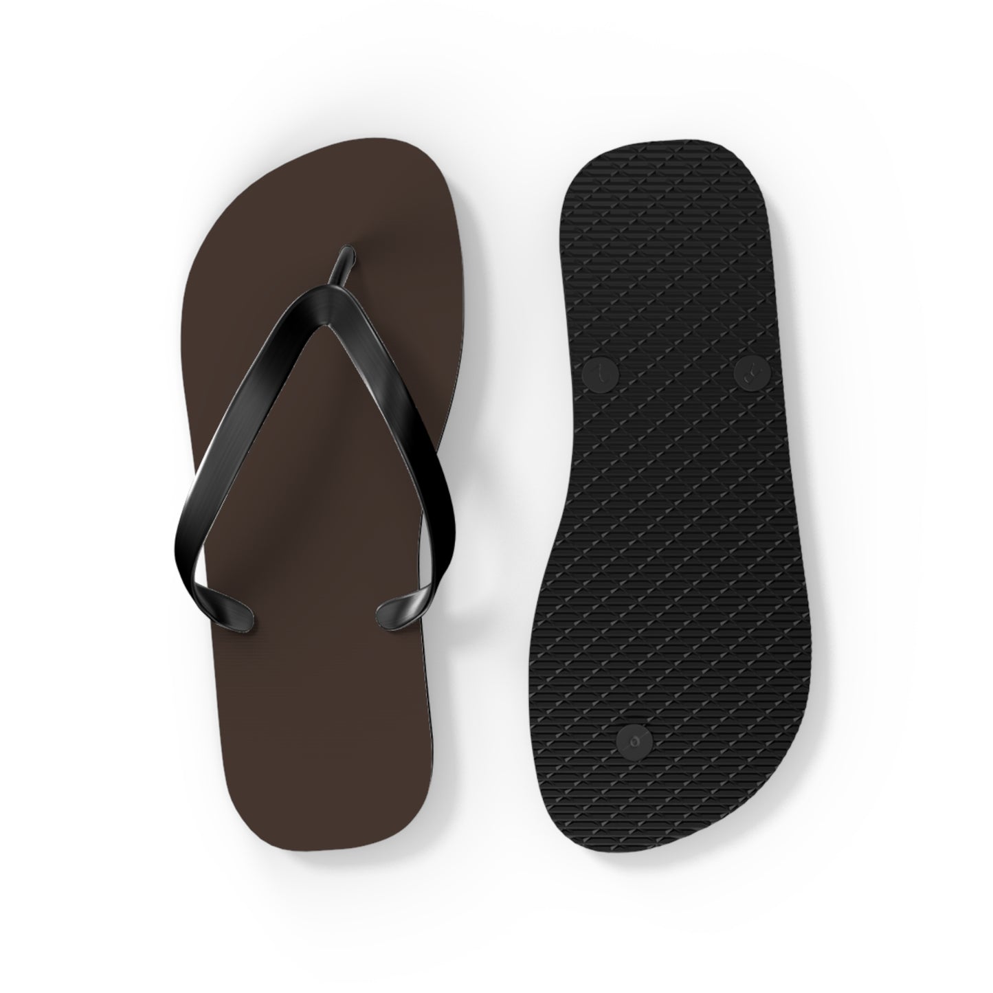 Dark Brown neutral Flip Flops, Sandals Slides, Summer Footwear, Brand New