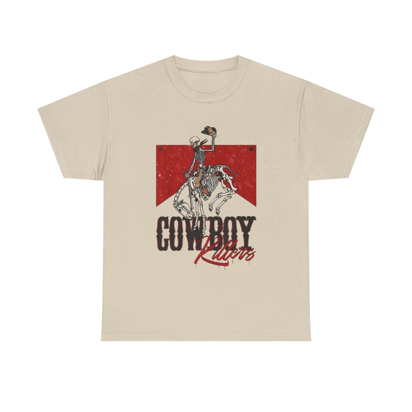 Cigarette Cowboy Killers Graphic T Shirt Unisex Heavy Cotton Tee
