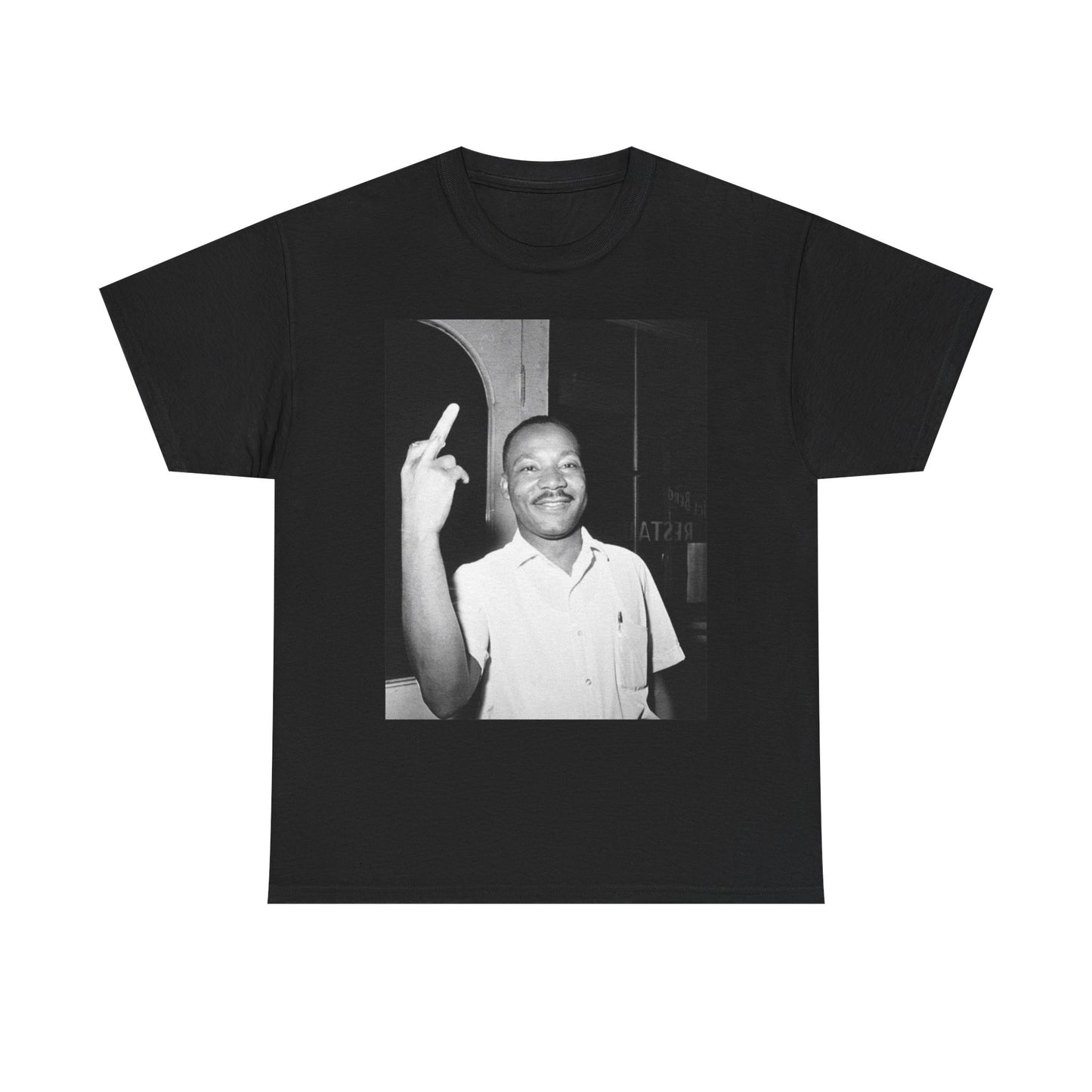 MLK Jr Funny Vintage Poster Graphic T Shirt Unisex Heavy Cotton Tee