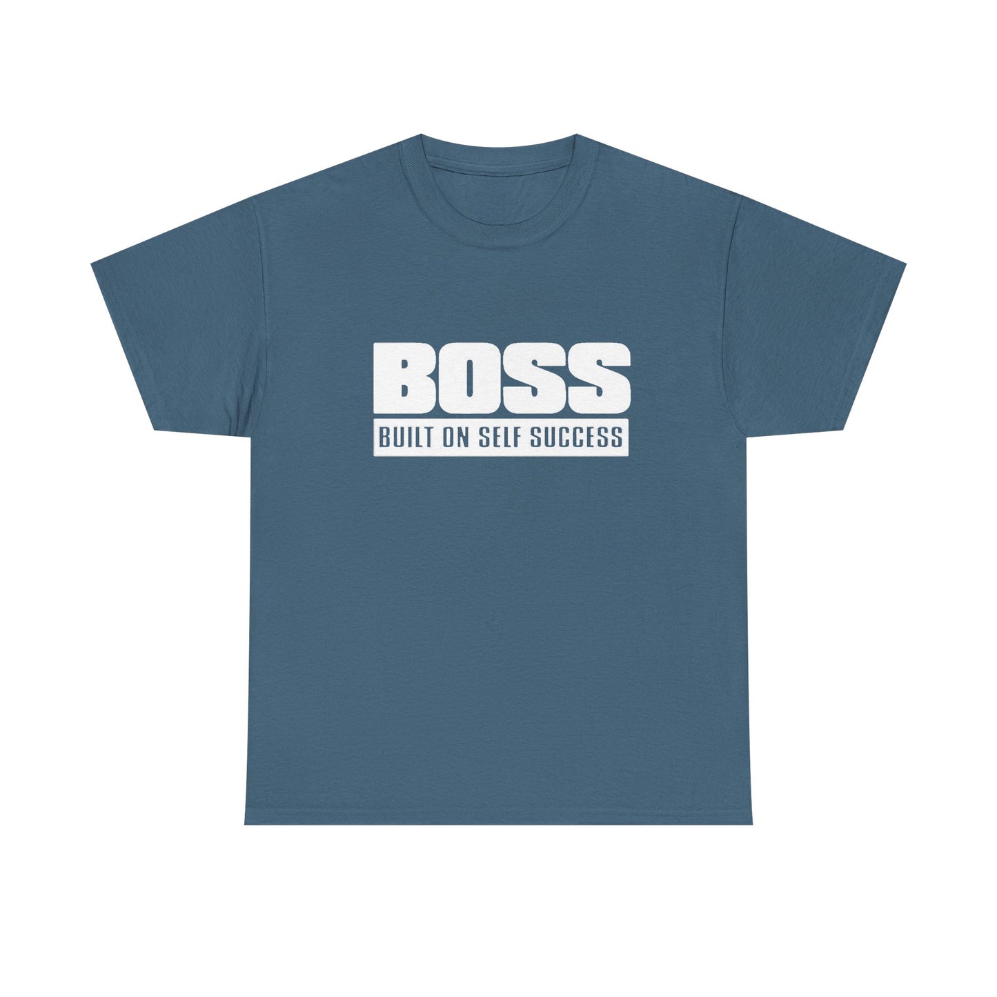 Boss Built On Self Success Graphic T Shirt NEW Adult Regular Sizing Tee