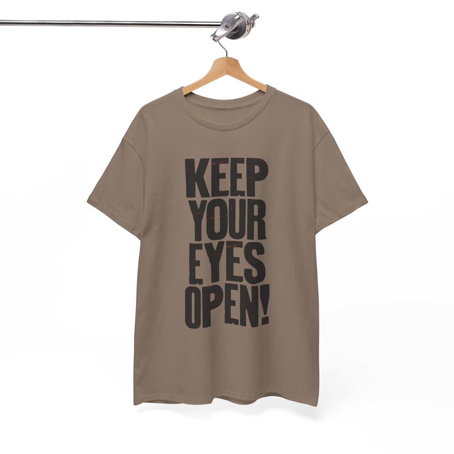 Keep Your Eyes Open Graphic T Shirt Unisex Heavy Cotton Tee