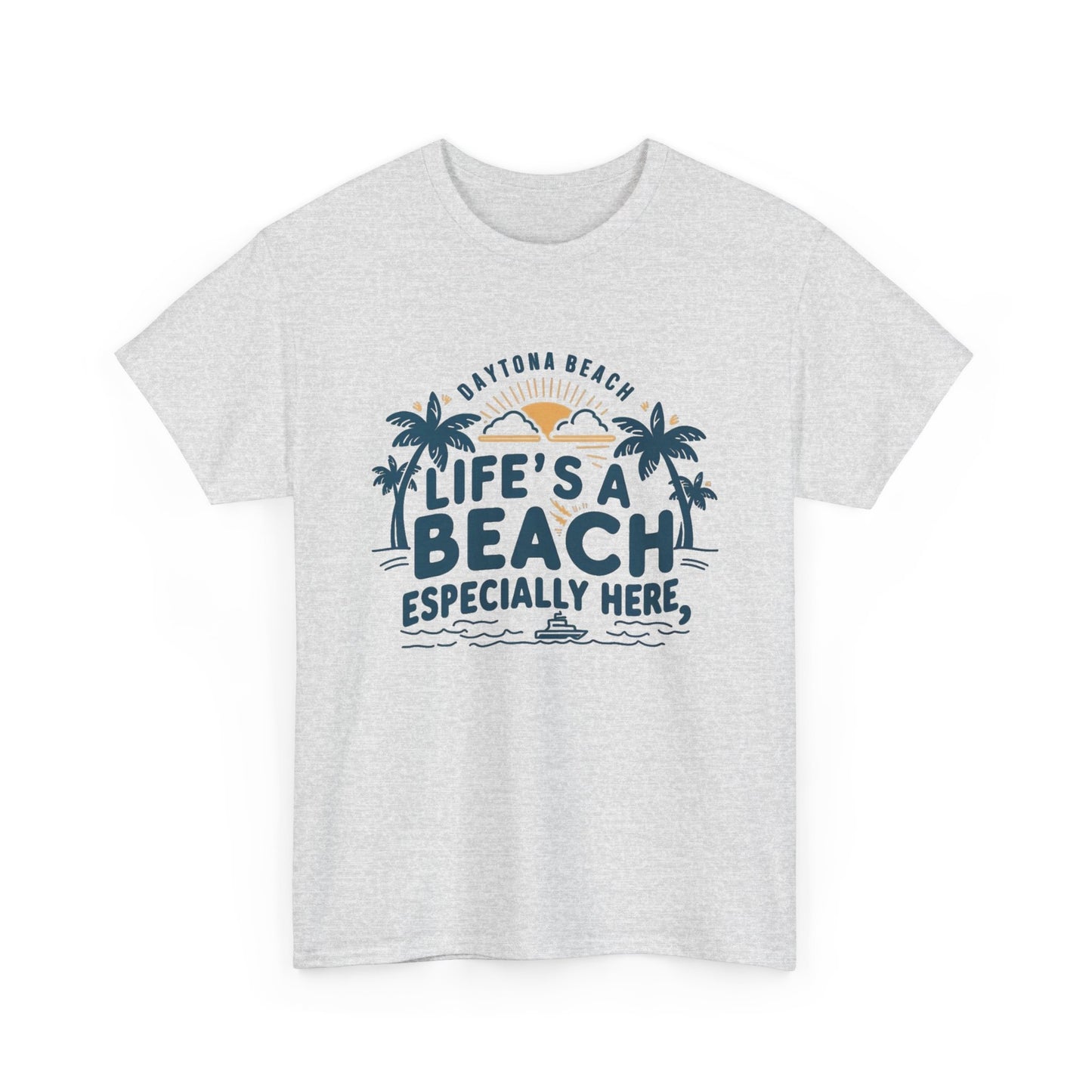 Life's A Beach Daytona Beach Graphic T Shirt NEW ADULT
