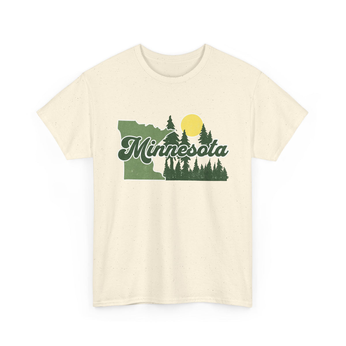 Minnesota Forrest Graphic T Shirt Men's Heavy Cotton Tee