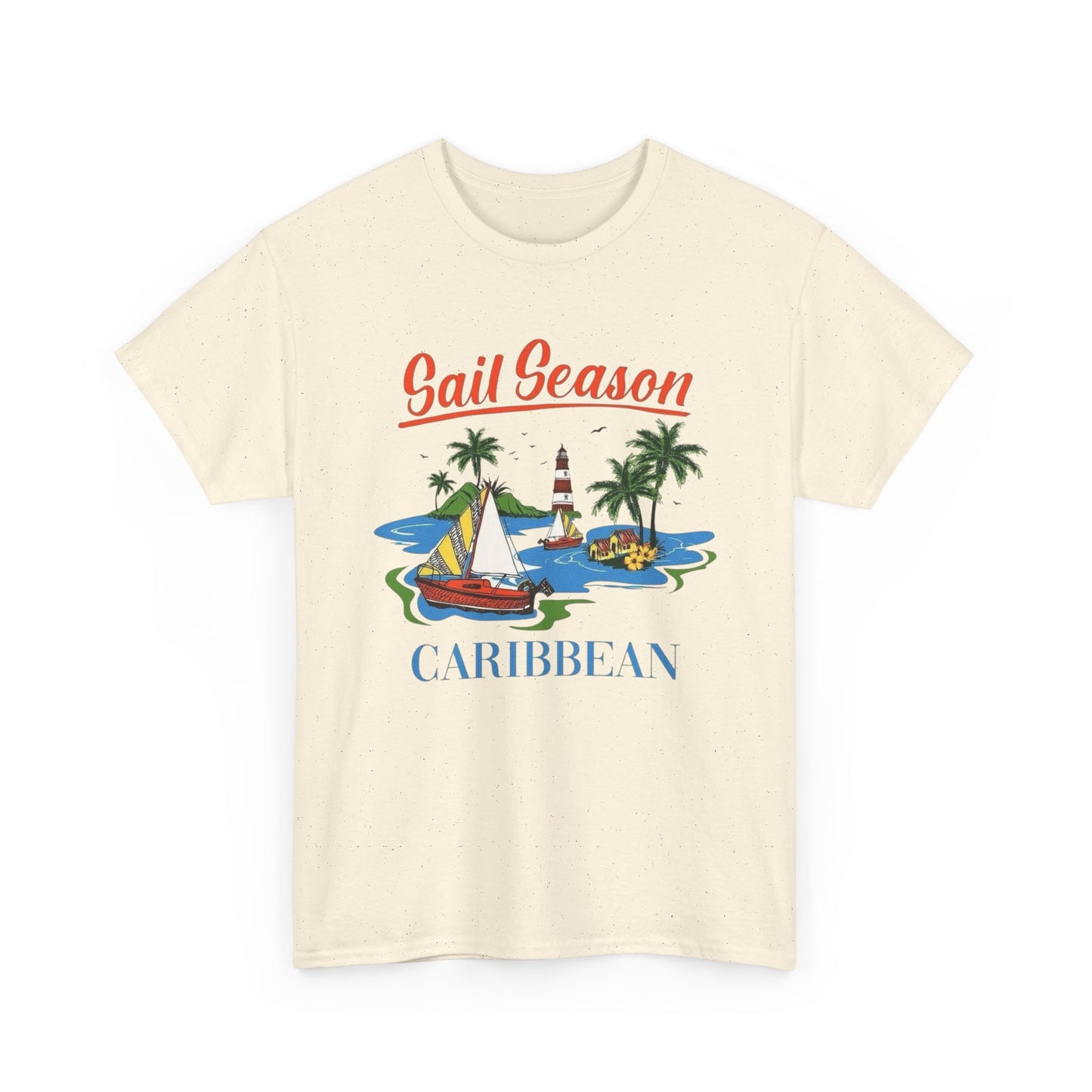 Sail Season Caribbean Graphic T Shirt NEW ADULT