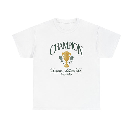 Champions In Christ Graphic T Shirt Unisex Heavy Cotton Tee