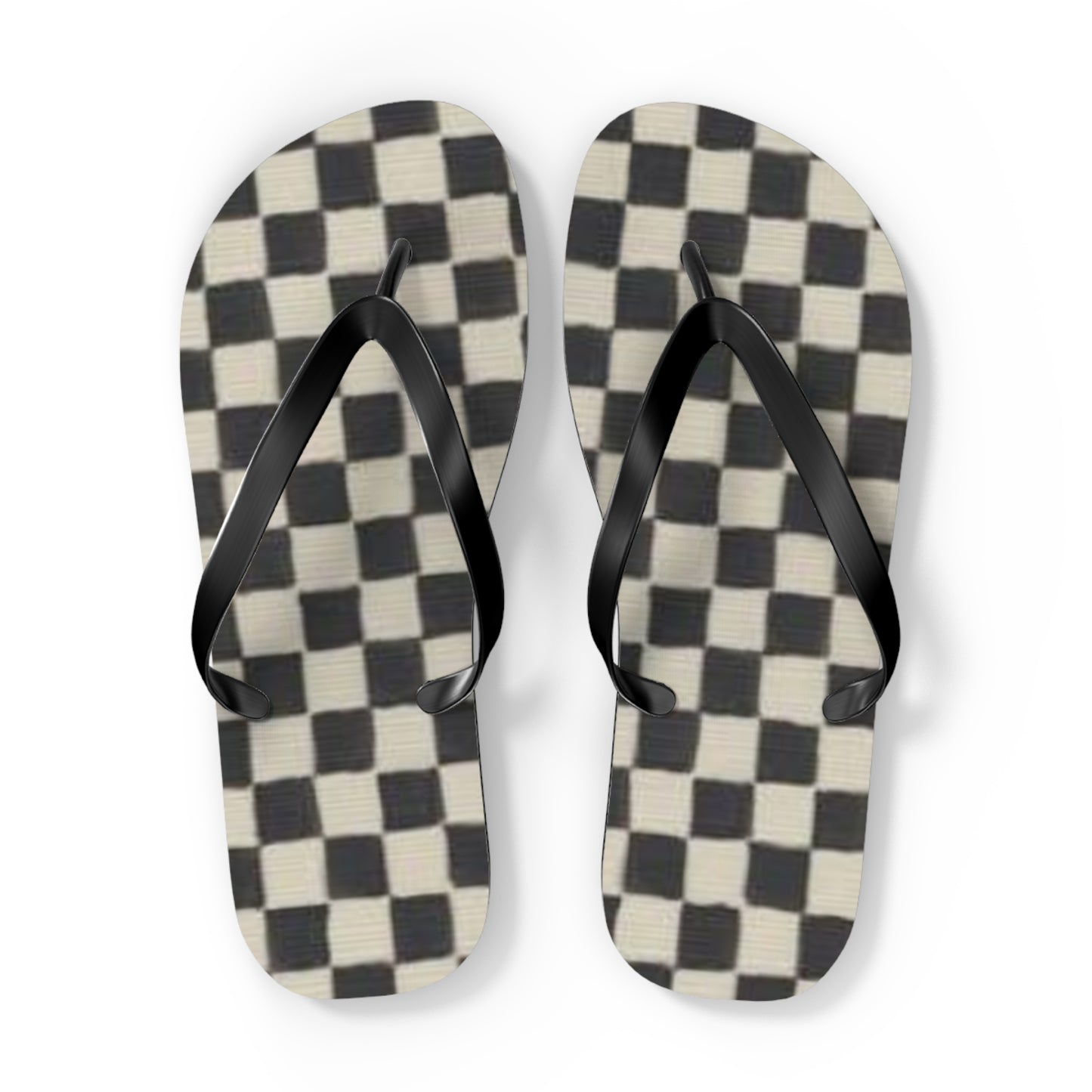 Black And White Sandals, Beach Shoes, Vacation Flip Flops, Pool Slides