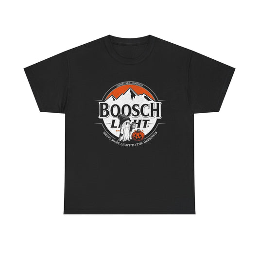 Busch Light Funny Halloween Ghost Graphic T Shirt Heavy Cotton Tee NEW GIFT