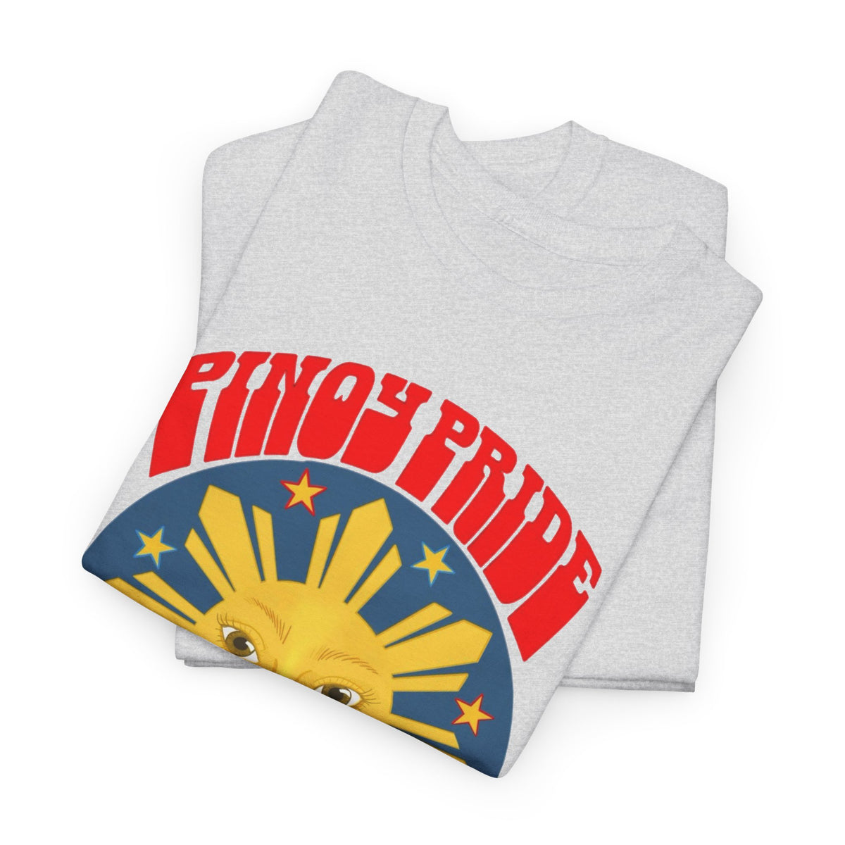 Pinoy Pride Graphic T Shirt Men's Classic Filipino Heavy Cotton Tee