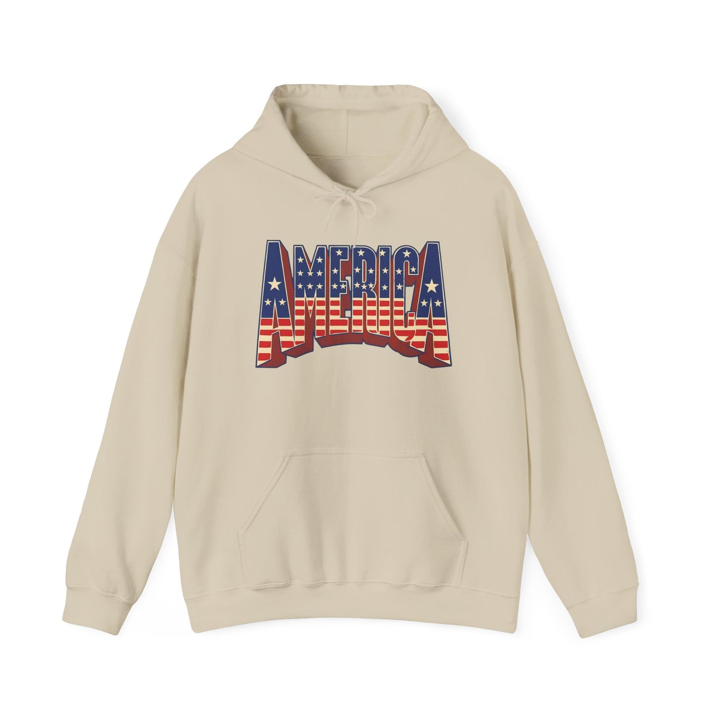 America Graphic Hoodie Unisex Heavy Blend™ Hooded Sweatshirt