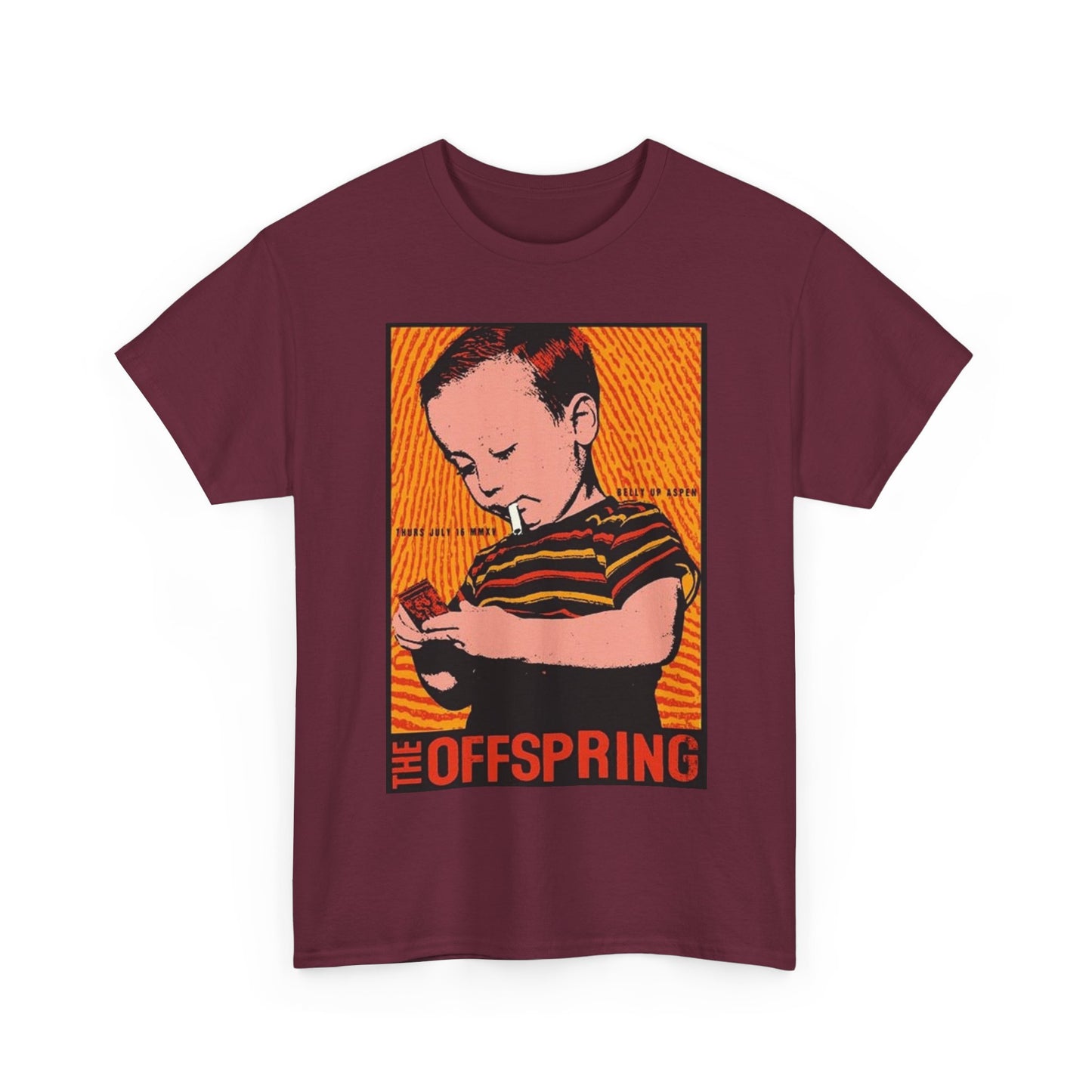 The offspring shirt vintage art retro cigarette band rock Unisex Heavy Cotton