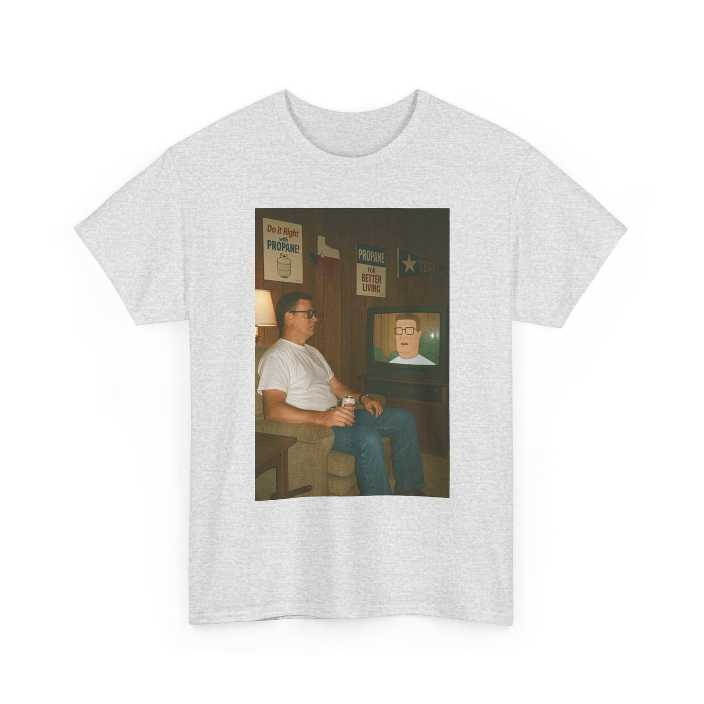 King Of The Hill Funny Graphic T Shirt Unisex Heavy Cotton Tee Gift New