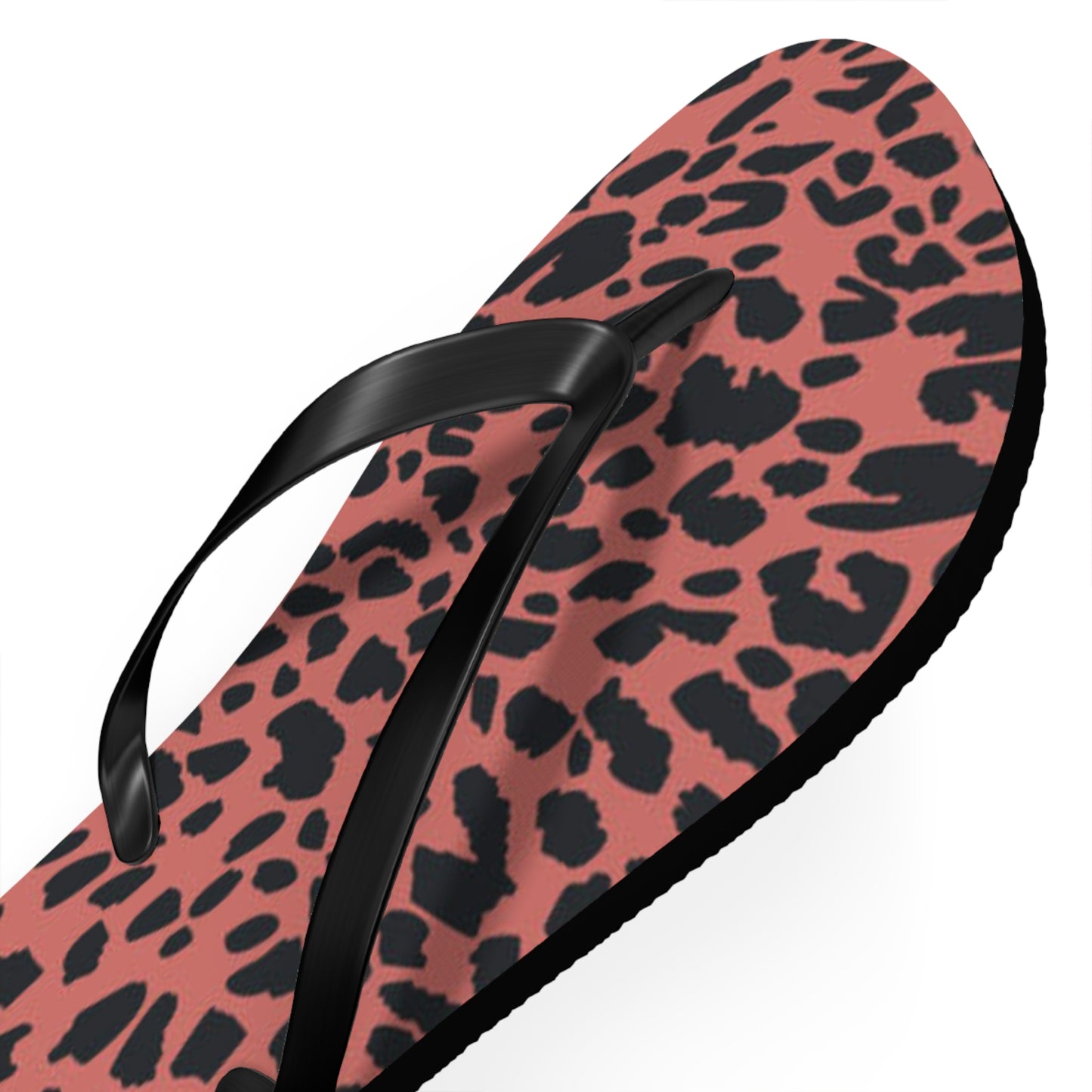 Pink Animal Beach Sandals, Slides for Summer, Flip Flops, Water Resistant