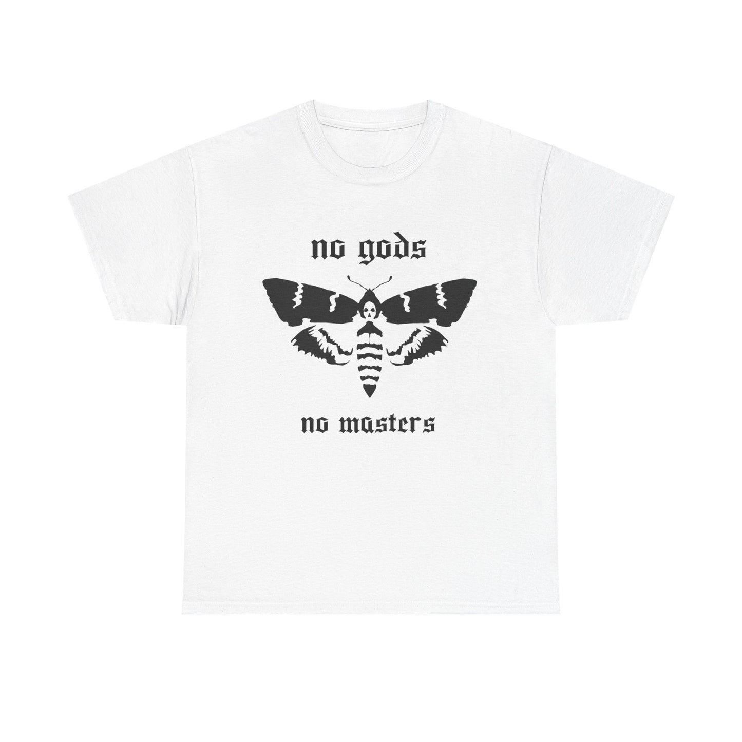 No Gods No Masters Graphic T Shirt Unisex Heavy Cotton Tee