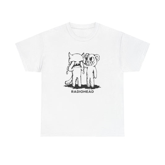 Radiohead Vintage Rock Graphic T Shirt NEW ADULT Heavy Cotton Tee