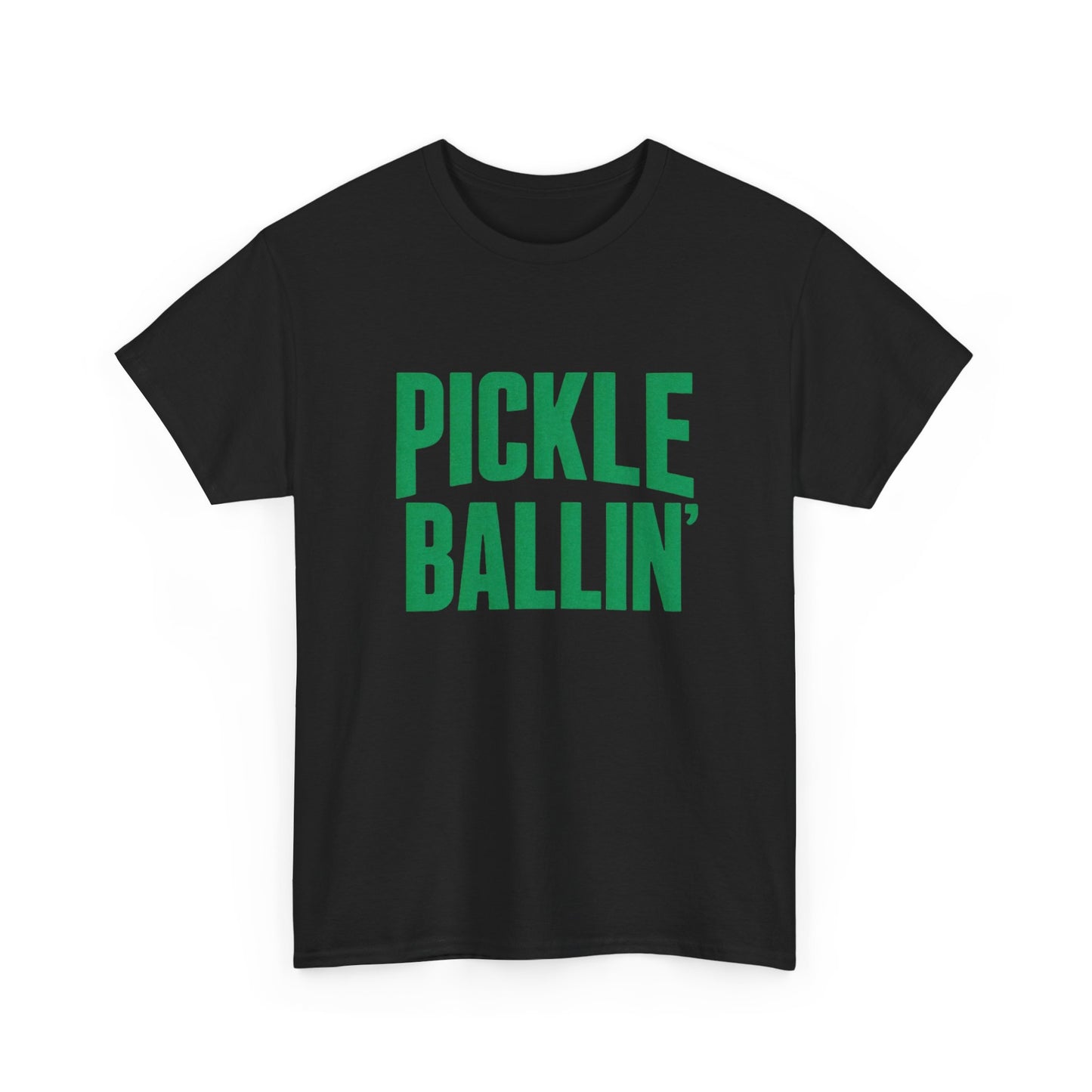Pickle Ballin Retro Graphic T Shirt Heavy Cotton Tee