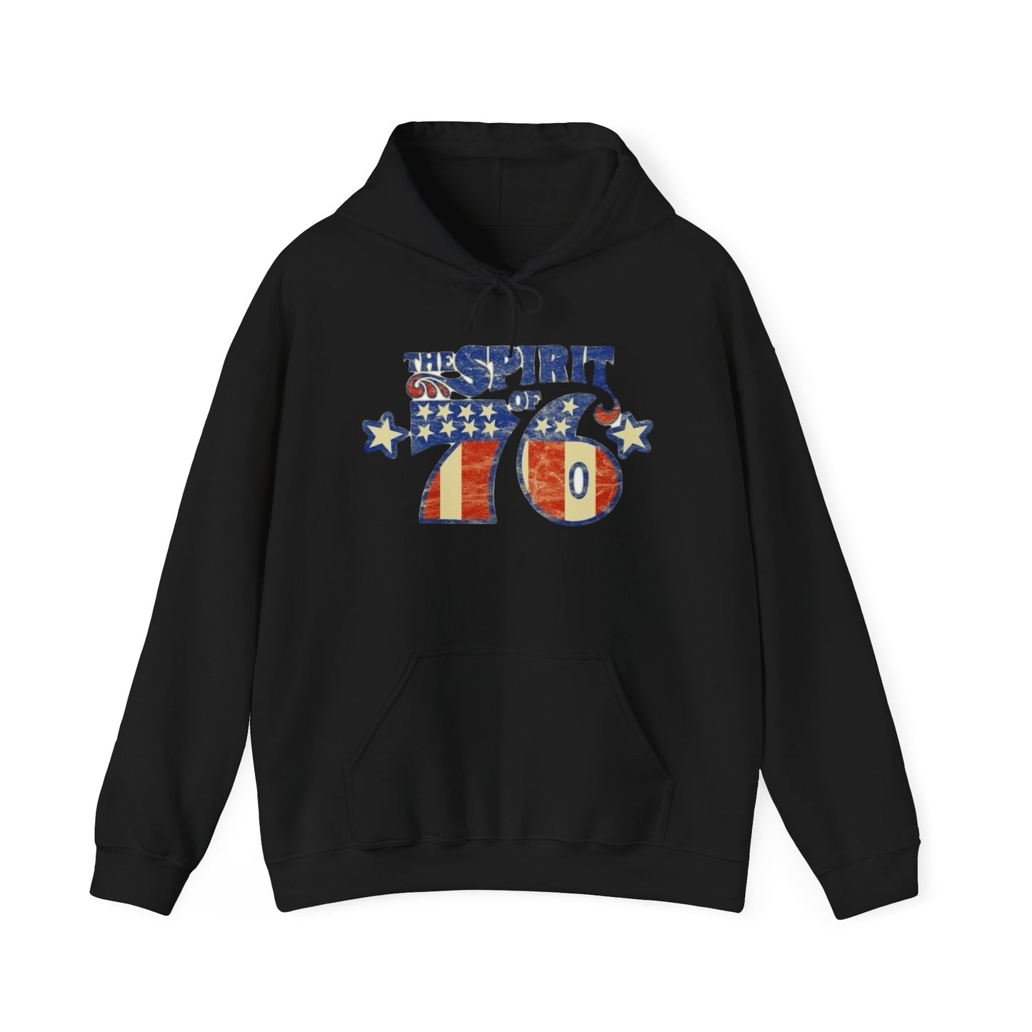 USA Spirit Of 76 Vintage Graphic Hoodie Heavy Blend™ NEW Sweatshirt